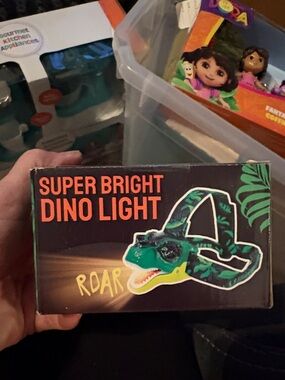 Super Bright Dino Light - Green Headlamp for Reptile Decor